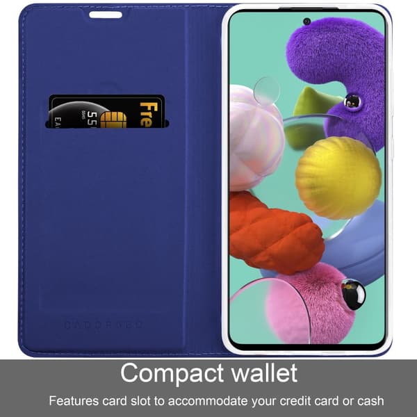 Samsung Galaxy A51 5G Suojakotelo Suojakuori Lompakkokotelo Matkapuhelinkotelo jossa magneettisuljenta, jalusta-toiminto ja korttitasku