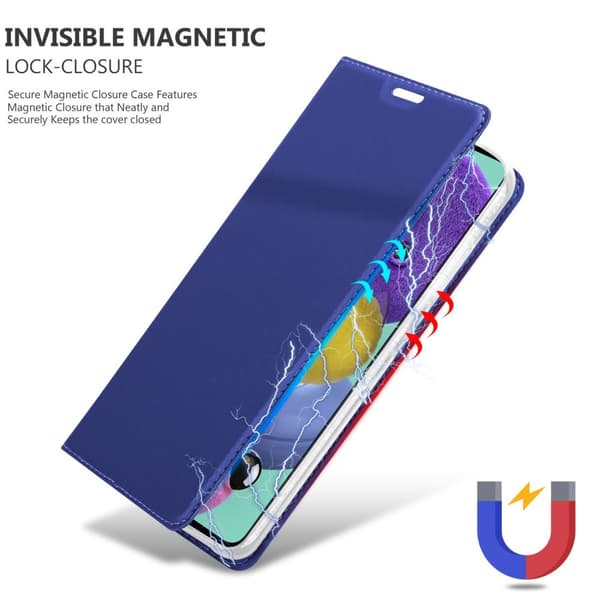 Samsung Galaxy A51 5G Suojakotelo Suojakuori Lompakkokotelo Matkapuhelinkotelo jossa magneettisuljenta, jalusta-toiminto ja korttitasku