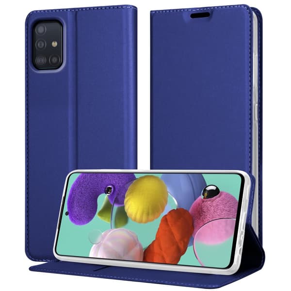 Samsung Galaxy A51 5G Suojakotelo Suojakuori Lompakkokotelo Matkapuhelinkotelo jossa magneettisuljenta, jalusta-toiminto ja korttitasku