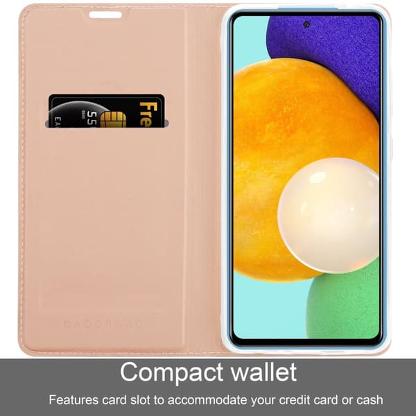 Samsung Galaxy A52 (4G / 5G) / A52s Suojakotelo Suojakuori Lompakkokotelo Matkapuhelinkotelo jossa magneettisuljenta, jalusta-toiminto ja korttitasku