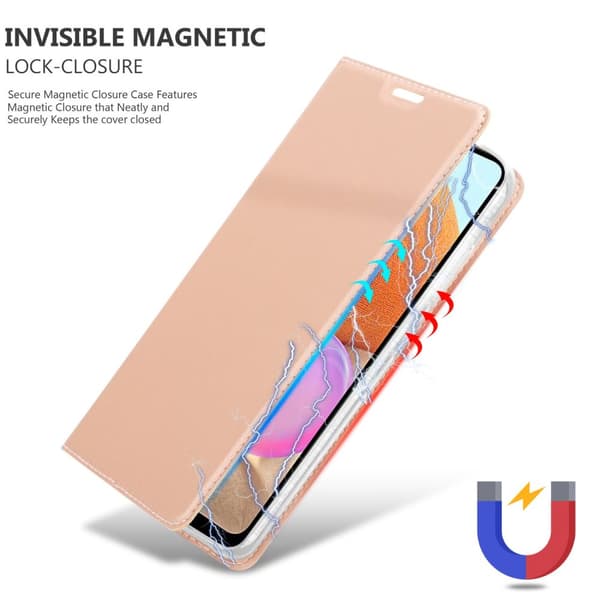 Deksel til Samsung Galaxy A32 4G Lommebokdeksel med magnetisk lukking, stativfunksjon og kortlomme