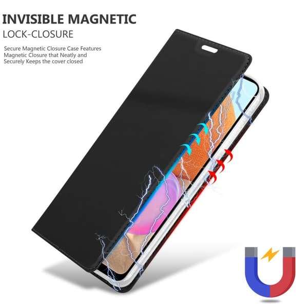 Deksel til Samsung Galaxy A32 4G Lommebokdeksel med magnetisk lukking, stativfunksjon og kortlomme