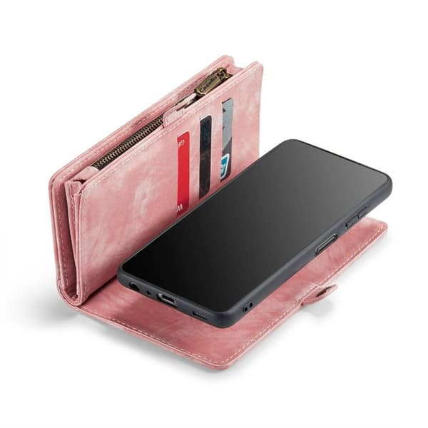 Multi Wallet CaseMe 11-kort Samsung Galaxy A32 5G - Lyserød
