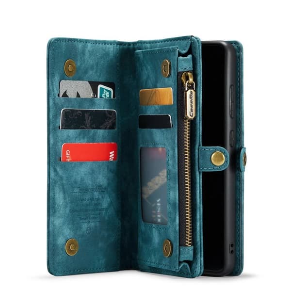 Multi Wallet CaseMe 11-kort Samsung Galaxy A33 5G - Blå