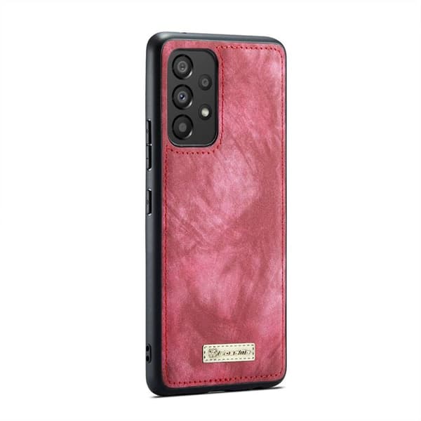 Multiplånbok CaseMe 11-kort Samsung Galaxy A33 5G - Röd