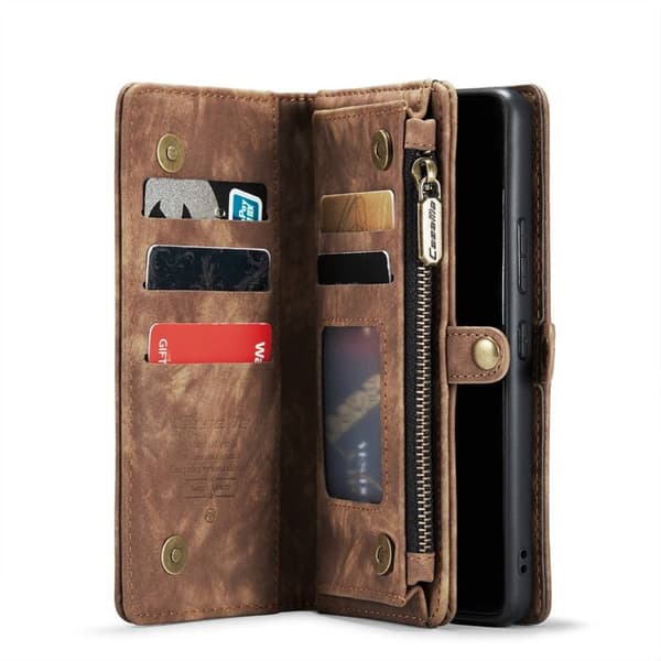 CaseMe Lompakkokotelo 11-kortti Samsung Galaxy A53 5G - Ruskea