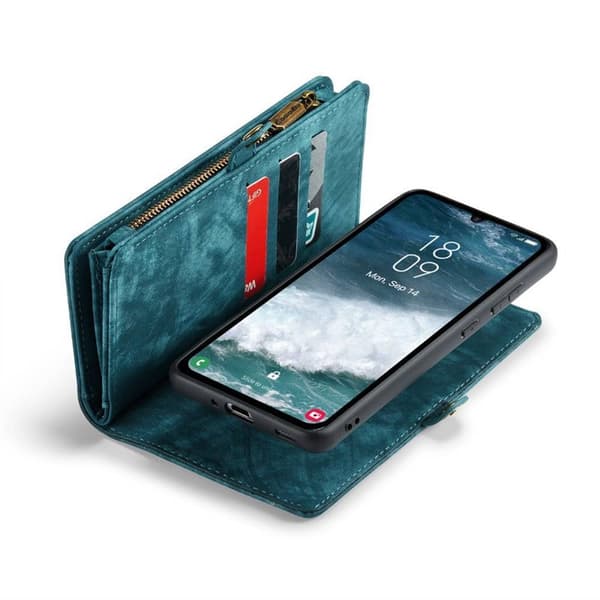 Multi Wallet CaseMe 11-kort Samsung Galaxy A34 5G - Blå