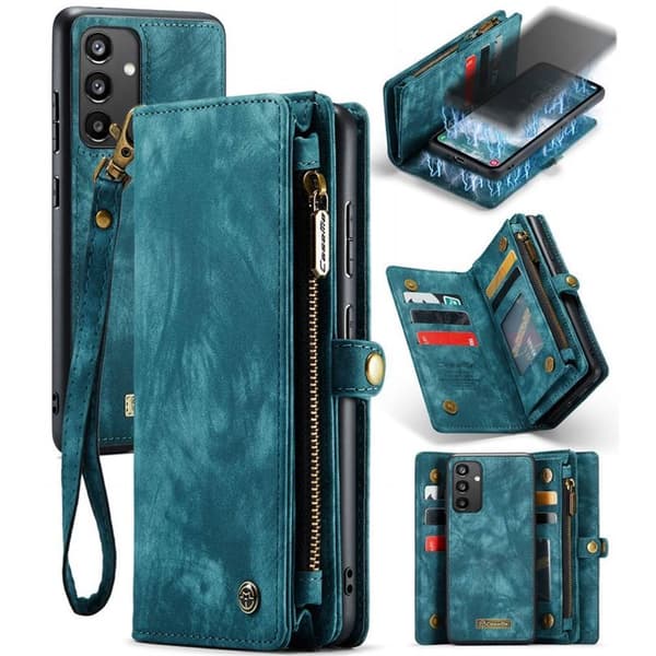 Multi Wallet CaseMe 11-kort Samsung Galaxy A34 5G - Blå