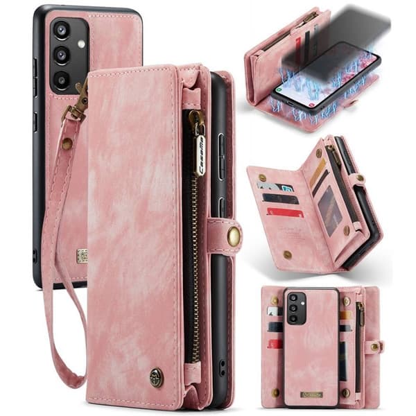 Multiplånbok CaseMe 11-kort Samsung Galaxy A34 5G - Rosa