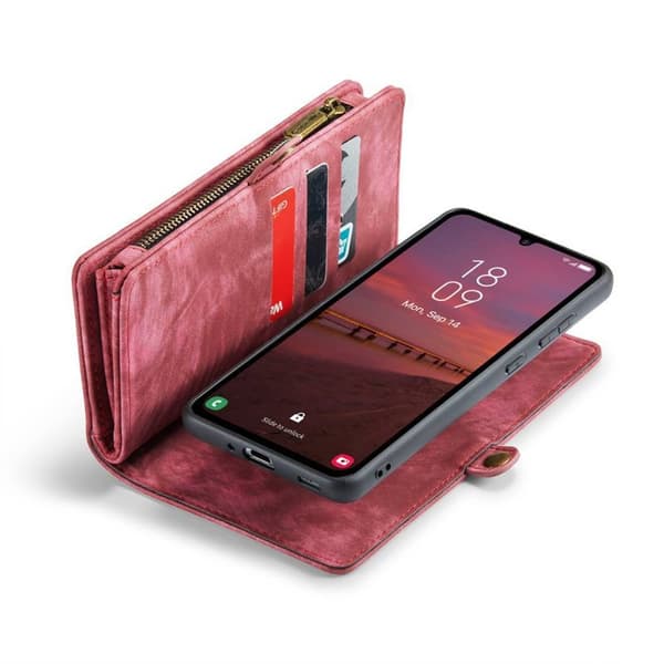 Multi Wallet CaseMe 11-kort Samsung Galaxy A34 5G - Rød