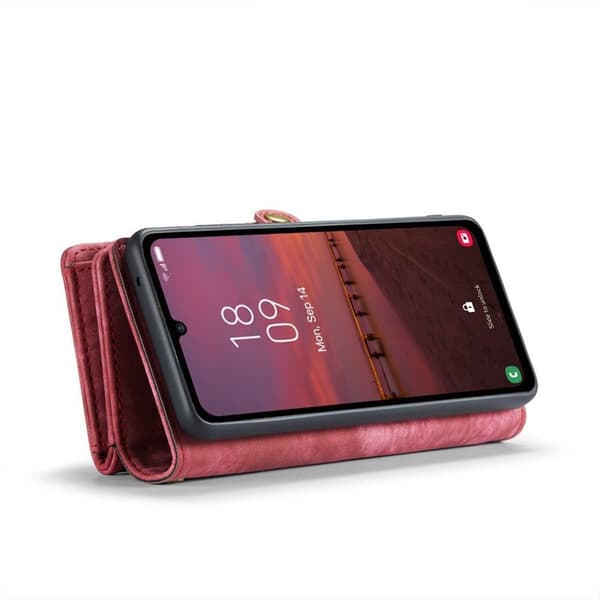 Multi Wallet CaseMe 11-kort Samsung Galaxy A34 5G - Rød