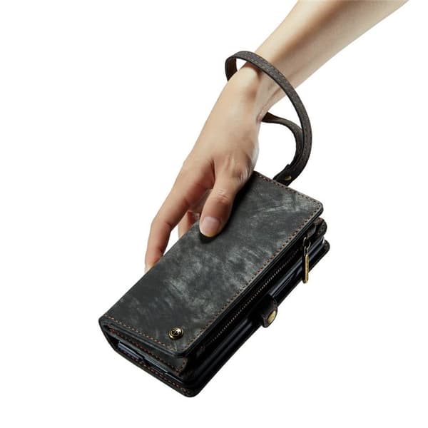 CaseMe mobilcover 008 5-kort Samsung Galaxy Z Fold 4 - Sort/Grå