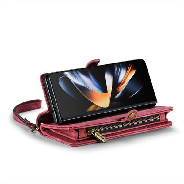 CaseMe puhelimenkotelo 008 5-kortti Samsung Galaxy Z Fold 5 - Punainen