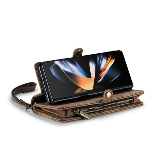 CaseMe mobilcover 008 5-kort Samsung Galaxy Z Fold 5 - Brun