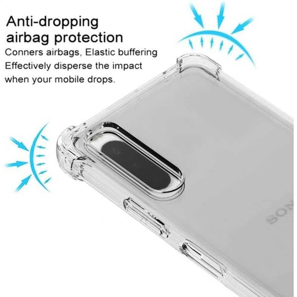 Xperia 10 V iskuja vaimentava silikonikotelo Shockr