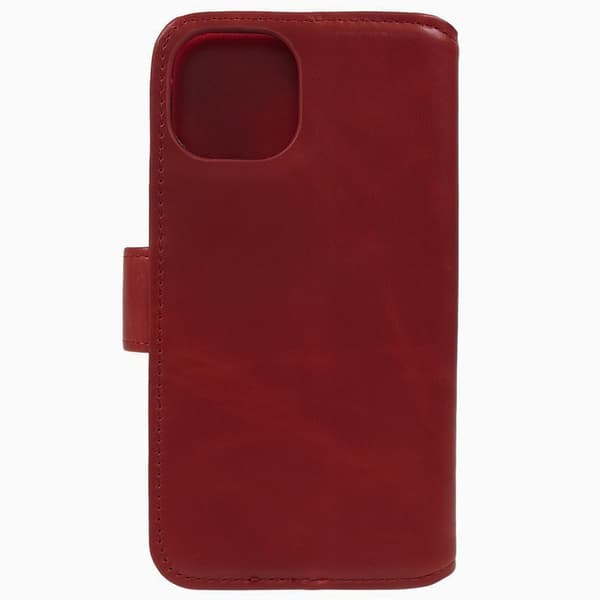 Nordic Covers iPhone 15 Plus Kotelo Essential Leather Poppy Red