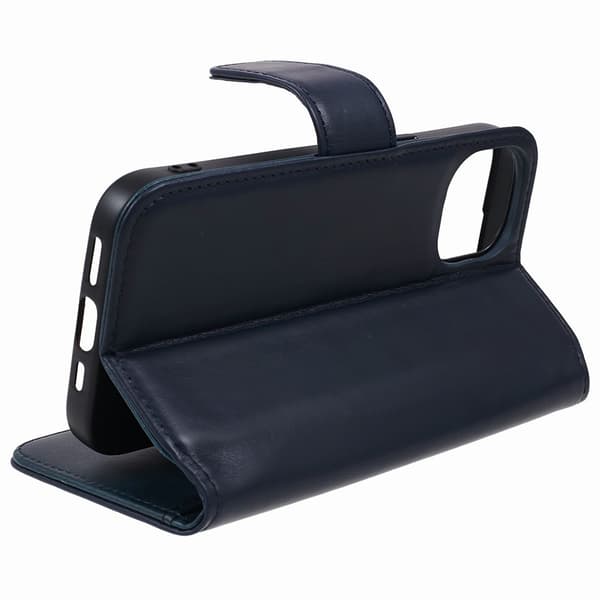 Nordic Covers iPhone 15 Plus Kotelo Essential Leather Heron Blue