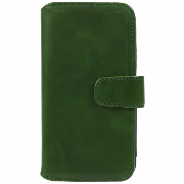 Nordic Covers iPhone 15 Plus Kotelo Essential Leather Juniper Green
