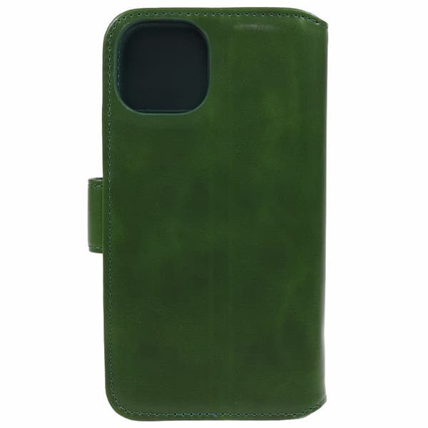 Nordic Covers iPhone 15 Plus Kotelo Essential Leather Juniper Green