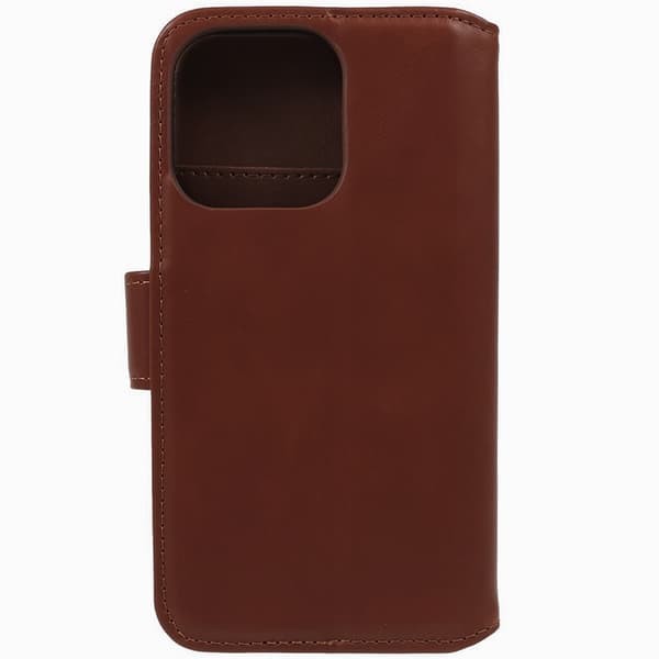 Nordic Covers iPhone 15 Pro Kotelo Essential Leather Maple Brown