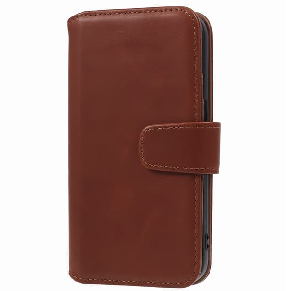 Nordic Covers iPhone 15 Pro Kotelo Essential Leather Maple Brown