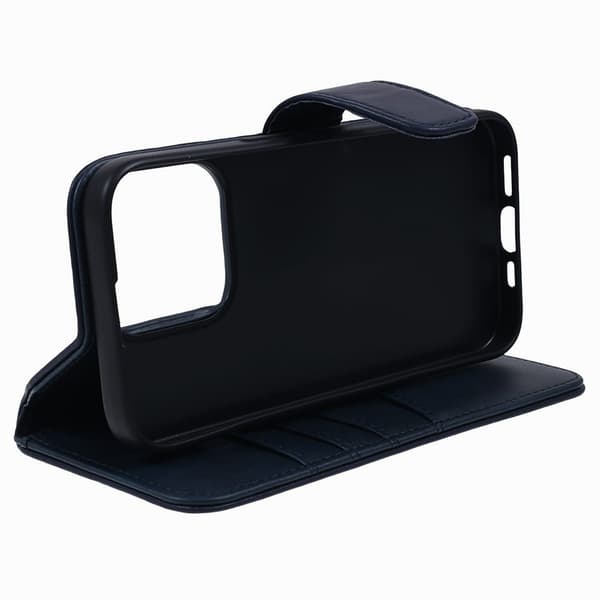 Nordic Covers iPhone 15 Pro Max Kotelo Essential Leather Heron Blue