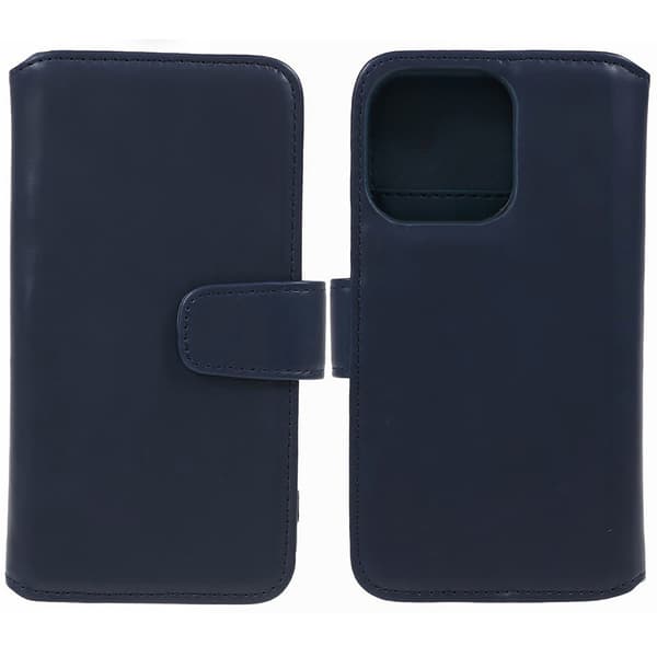 Nordic Covers iPhone 15 Pro Max Kotelo Essential Leather Heron Blue