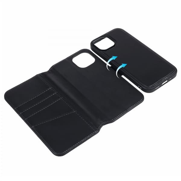 Nordic Covers iPhone 15 Plus Kotelo MagLeather Raven Black