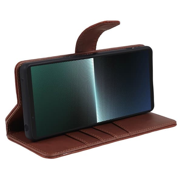 Nordic Covers Sony Xperia 1 V Kotelo Essential Leather Maple Brown