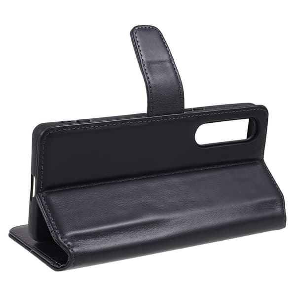 Nordic Covers Sony Xperia 10 V Kotelo Essential Leather Raven Black