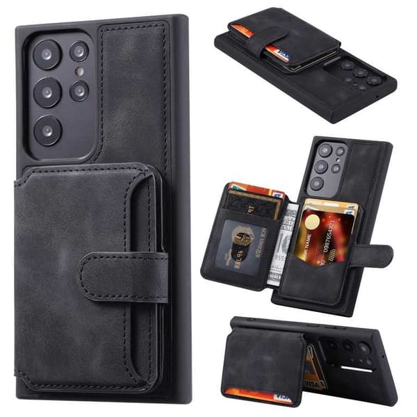 Samsung S23 Ultra Iskunkestävä Premium Cover 7-SLOT Solid V6 Nordcell™
