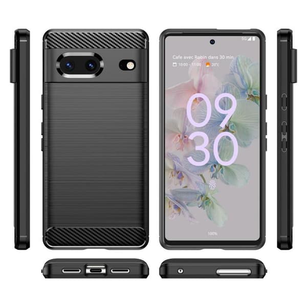 Google Pixel 7a Støtsikker SlimCarbon veske