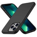 Miniatyrbillede 1 af 6: iPhone 14 Pro Max Ultra tyndt blødt gummibelagt mat sort cover