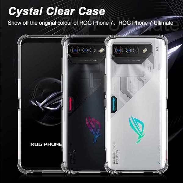 Asus Rog Phone 7 Ultimate stødabsorberende silikonetui Shockr