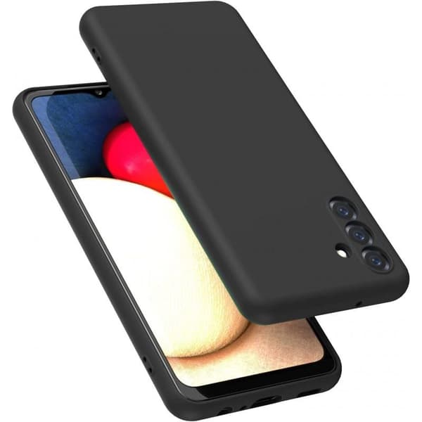 Samsung A14 5G/4G Gummibelagd Mattsvart Silikon Skal