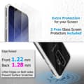 Pikkukuva 4 / 7: Samsung Galaxy S9 PLUS Suojakuori Suojakotelo 2x karkaistua suojalasi jossa on TPU-silikonireuna ja akryylilasin takaosa
