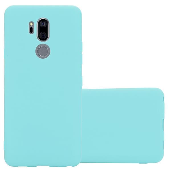 LG G7 ThinQ / FIT / ONE Skal Fodral Case Cover Mobilskydd av flexibelt TPU-silikon CANDY BLÅ