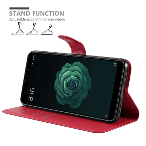 Xiaomi Mi A2 / Mi 6X Plånboksfodral Fodral Skal Case med magnetisk stängning, ståfunktion och kortplats