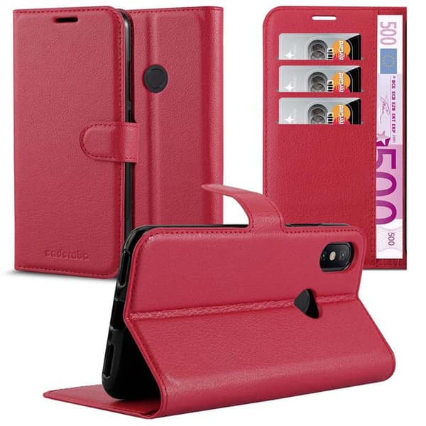 Xiaomi Mi A2 / Mi 6X Plånboksfodral Fodral Skal Case med magnetisk stängning, ståfunktion och kortplats