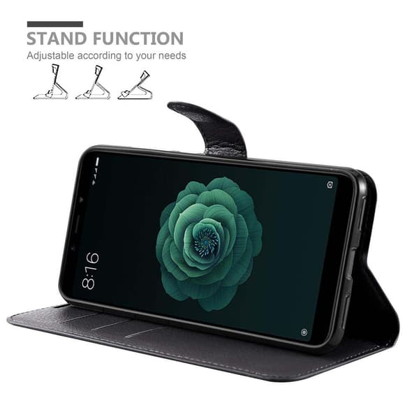 Xiaomi Mi A2 / Mi 6X Plånboksfodral Fodral Skal Case med magnetisk stängning, ståfunktion och kortplats