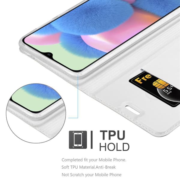 Samsung Galaxy A50 4G / A50s / A30s Skal Fodral med magnetisk stängning, ståfunktion och kortficka Mobilskydd