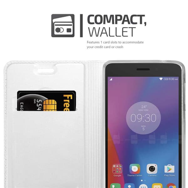 Lenovo K6 / K6 POWER Suojakotelo Suojakuori Lompakkokotelo Matkapuhelinkotelo jossa magneettisuljenta, jalusta-toiminto ja korttitasku