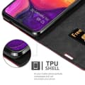 Pikkukuva 3 / 8: Samsung Galaxy A50 4G / A50s / A30s Suojakotelo Suojakuori Lompakkokotelo Matkapuhelinkotelo jossa magneettisuljenta, jalusta-toiminto ja korttitasku