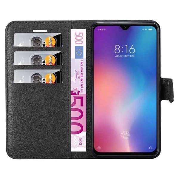 Xiaomi Mi 9 Plånboksfodral Fodral Skal Case med magnetisk stängning, ståfunktion och kortplats
