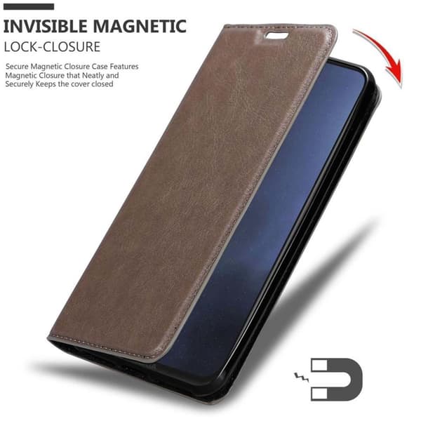 Lommebokdeksel til Nokia 8.1 Deksel med magnetisk lukking, stativfunksjon og kortlomme