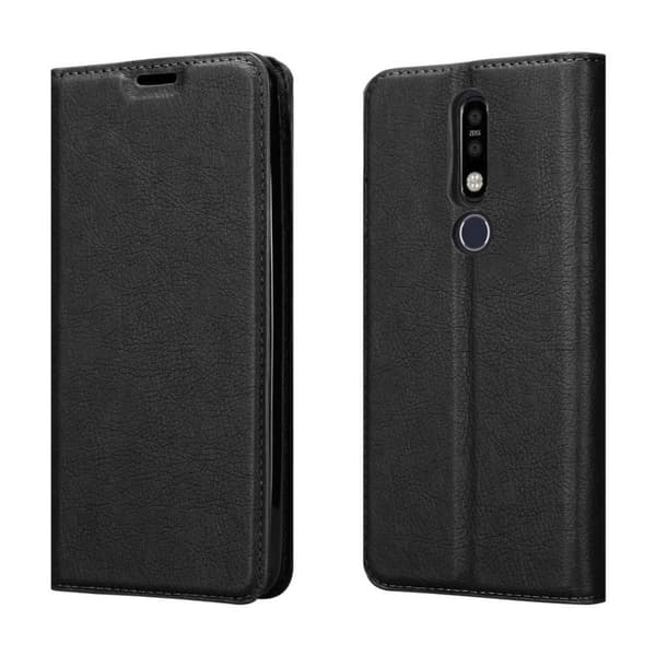 Lommebokdeksel til Nokia 8.1 Deksel med magnetisk lukking, stativfunksjon og kortlomme
