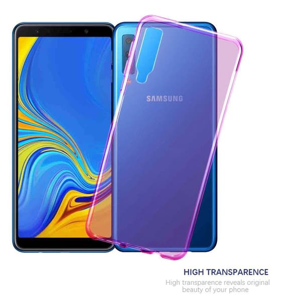 Samsung Galaxy A7 2018 Suojakuori Suojakotelo valmistettu joustavasta TPU-silikonista