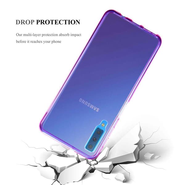 Samsung Galaxy A7 2018 Suojakuori Suojakotelo valmistettu joustavasta TPU-silikonista
