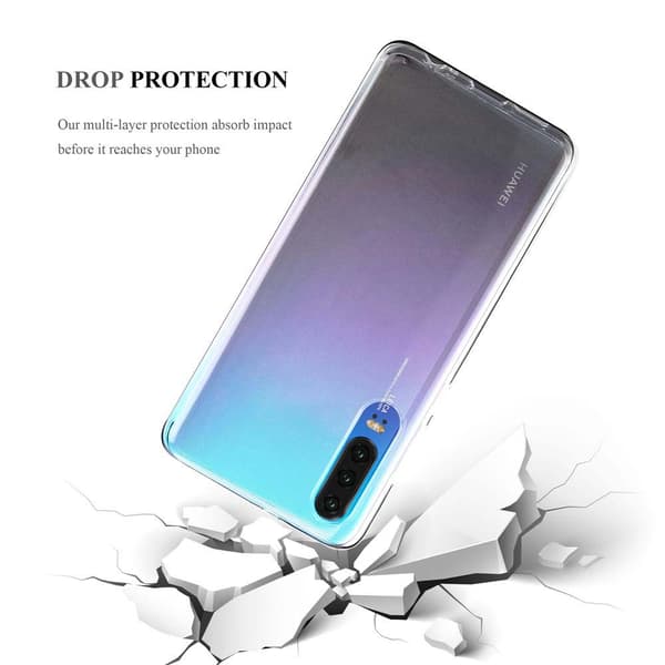 Huawei P30 Skal Skal Fodral av flexibelt TPU-silikon Mobilskydd