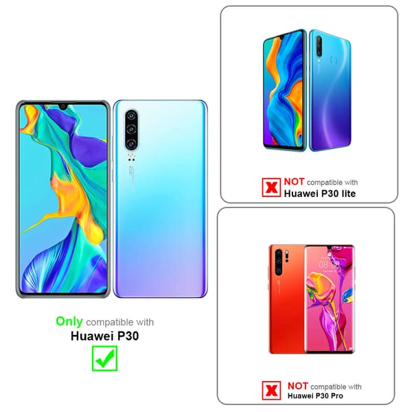 Huawei P30 Skal Skal Fodral av flexibelt TPU-silikon Mobilskydd